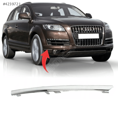Audi Q7 Ön Sağ Alt Tampon Çıtası Nikelajlı 2009-2015 4L08072442ZZ