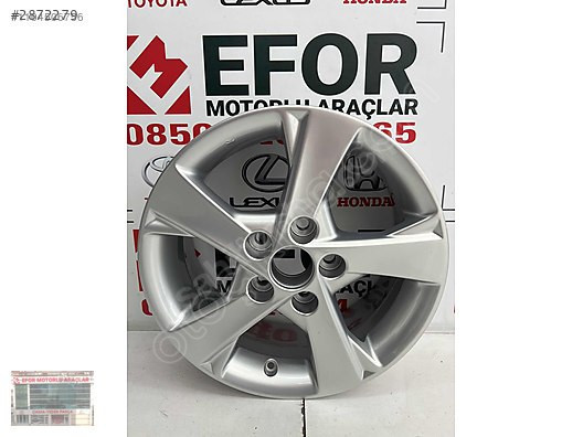 TOYOTA COROLLA JANT 16 inç ORJİNAL ÇIKMA YEDEK PARÇA 07-12 MODEL