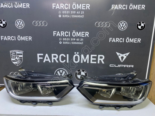 VOLKSWAGEN PASSAT B8 SAĞ-SOL TAKIM ÖN FAR ORJİNAL