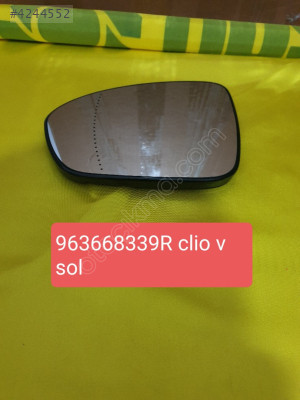 963668339r clio v-5 sol ayna camı sifir orjinal mais