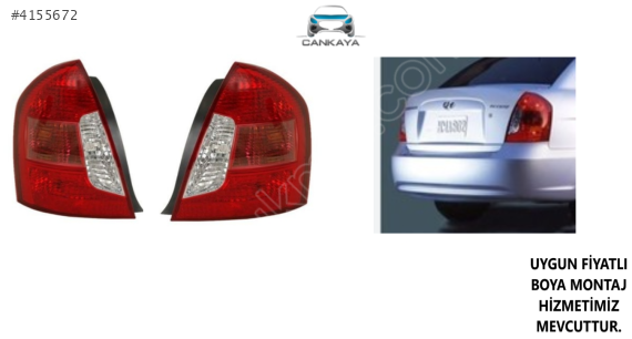 ACCENT ERA STOP LAMBASI SAĞ/SOL SIFIR ADET FİYAT 92401-1E088
