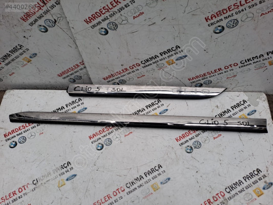 Renault Clio 5 sol ön arka kapı bandı kromlu