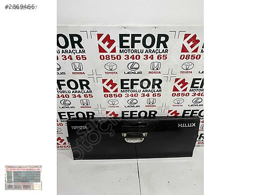 TOYOTA HİLUX BAGAJ KAPAĞI SÖKME ORJİNAL YEDEK PARÇA 05-14
