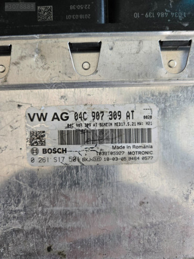 04C907309AT 0261S17501 VAG GRUBU MOTOR BEYNİ