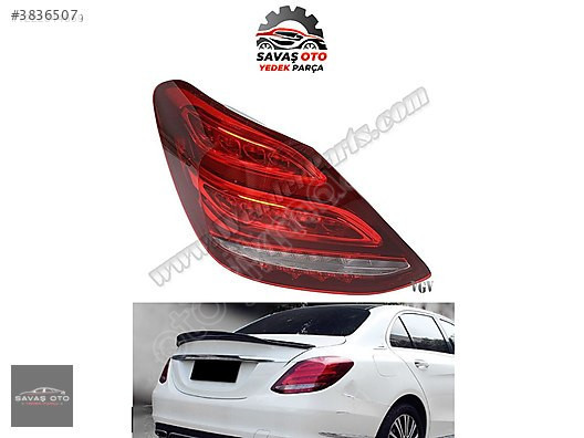 MERCEDES C-CLASS W205 ARKA STOP LAMBASI SAĞ SOL LEDLİ 2013-2016