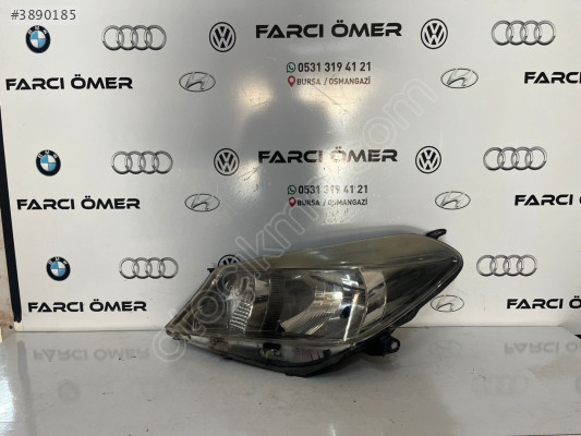 TOYOTA YARİS SOL ÖN FAR ORJİNAL