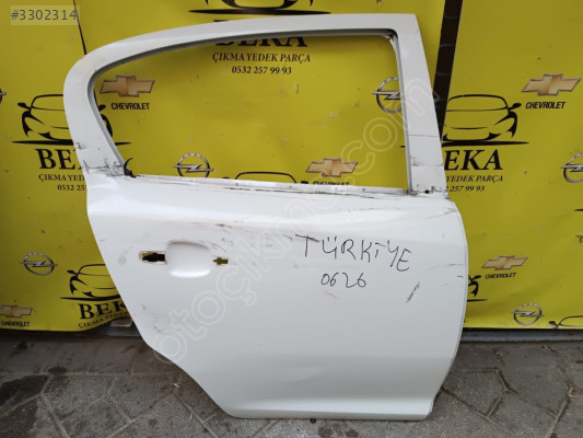 OPEL CORSA D SAĞ ARKA KAPI BEYAZ ÇIKMA ORJİNAL YEDEK PARÇA