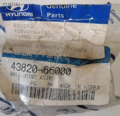 43820 66000 HYUNDAI HD 72 MAFSAL
