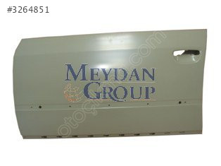 AUDI A6- 01/04; ÖN KAPI SOL DİREKSİZ VE ÇERÇEVESİZ (GRİ BO