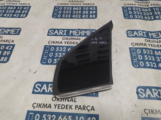 ÇIKMA CİTROEN C4X SAĞ ARKA KELEBEK CAMI 43R-008600