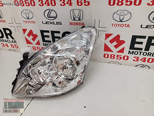 TOYOTA VERSO SIFIR DEPO SOL ÖN FAR 04-09 OEM:81170-0F060