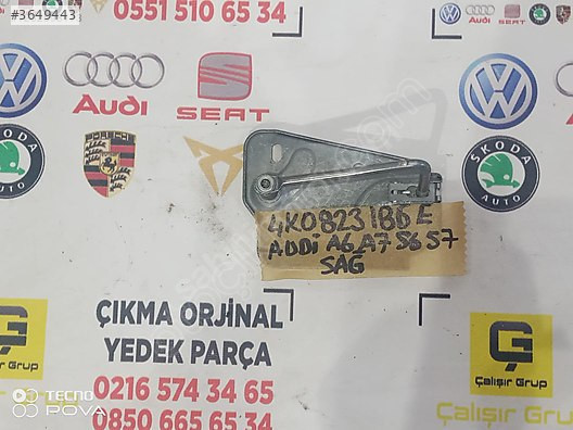 AUDI A6 SAĞ KAPUT KİLİT KARŞILIĞI OEM 4k0823186e ÇIKMA SÖKME
