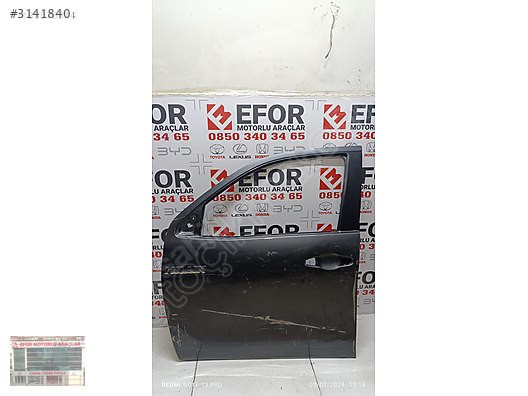 TOYOTA HİLUX ORJİNAL ÇIKMA SOL ÖN KAPI 15+