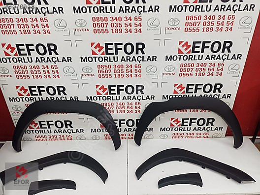 TOYOTA HİLUX SIFIR DODİK TAKIM ÇAMURLUK 16-19 OEM NO:95601-0K900
