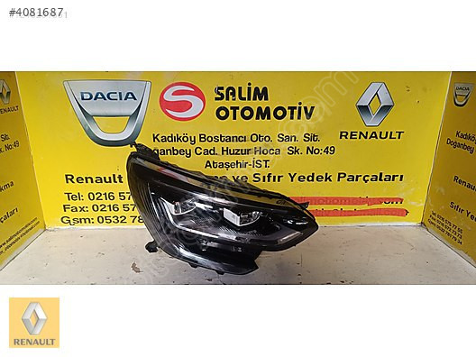 RENAULT MEGANE 4 İCON SAĞ FAR ÇIKMA ORJİNAL MEGANE PARÇALARI