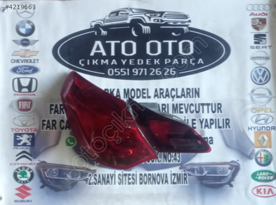 OPEL ASTRA J HB ORJİNAL CIKMA İÇ DIŞ STOP B