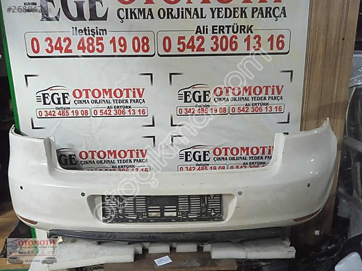 2009/2012 WV GOLF 6 BEYAZ ARKA TAMPON ORJINAL
