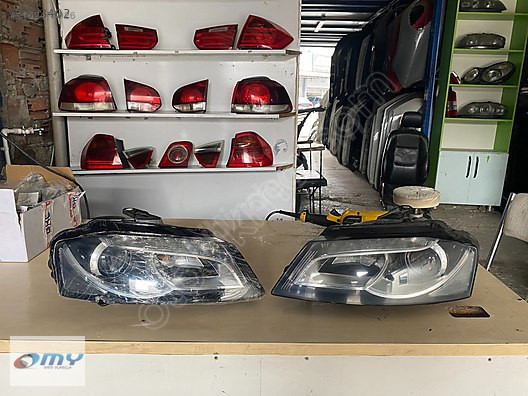 AUDİ A3 09-13 XENON SAĞ-SOL FAR 8P OMY OTO'DAN