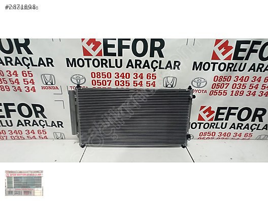 HONDA CIVIC 1.4 1.5 SIFIR SU RADYATÖRÜ 12- OEM:80110-TV1E0