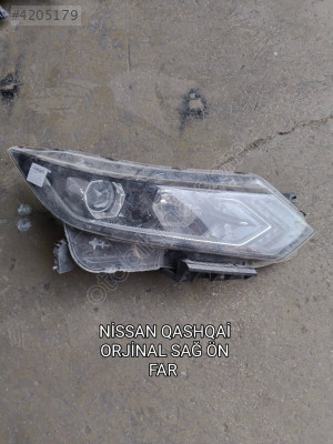 NİSSAN QASHQAİ ORJİNAL SAĞ ÖN FAR AZ HASARLI 2018-2021