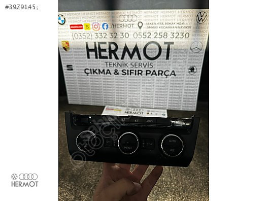 5E907044A SKODA OCTAVIA KLİMA KONTROL ÜNİTESİ (ÇIKMA ORJİNAL)