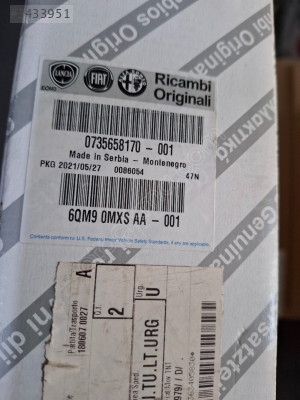 Fiat 500 L tampon citasi sol 735658170