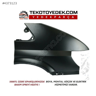 TRANSİT V184 ÖN ÇAMURLUK SAĞ SOL 2002 2003 2004 2005 2006