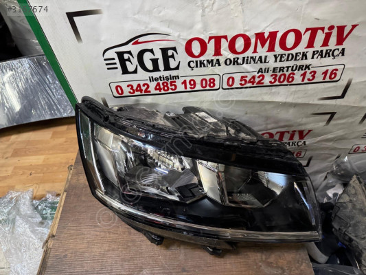 VW TRANSPORTER T6 SAĞ FAR ORJINAL HATASIZ