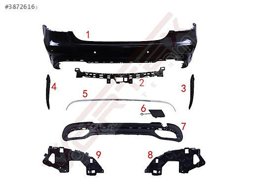 MERCEDES E SERİSİ W212 ARKA AMG KOMPLE TAMPON 2128853835