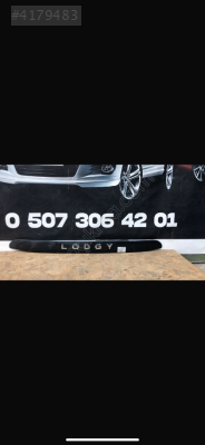 Dacia lodgy arka bagaj plastik
