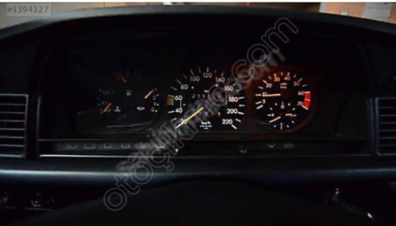 MERCEDES 190 W201 KM KİLOMETRE GÖSTERGE SAATİ PANELİ ABS CAM