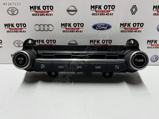 FORD FİESTA RADYO KLİMA KONTROL DÜĞMESİ ORJİNAL H1BT-18K811-HG