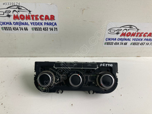 VOLKSWAGEN JETTA KLİMA KONTROL PANELİ ORJİNAL ÇIKMA MONTECAR