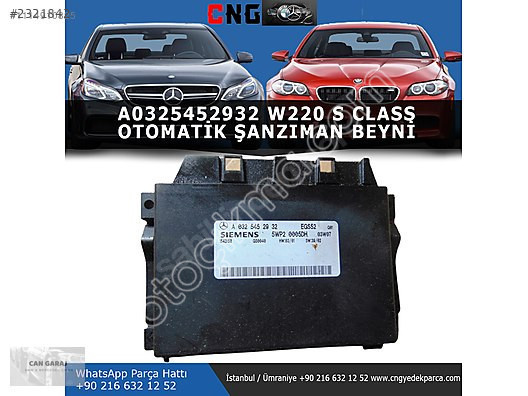 A0325452932 W220 S CLASS OTOMATİK ŞANZIMAN BEYNİ