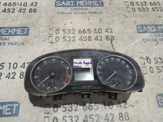 ÇIKMA SKODA RAPİD KİLOMETRE GÖSTERGE SAATİ 5JA920740
