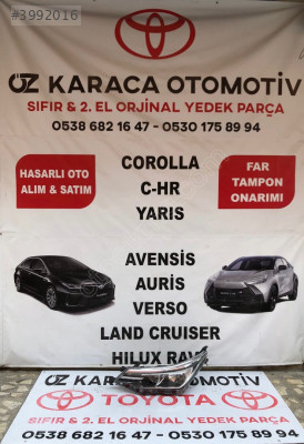 2016-2018 TOYOTA COROLLA ÇIKMA ORJİNAL SOL ÖN FAR