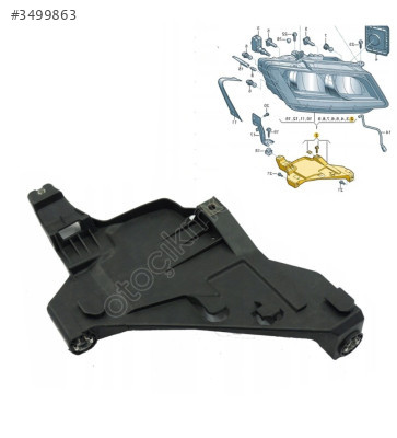 8R0941454A FAR ALT TABLA BRAKETİ R Q5 2013 .
