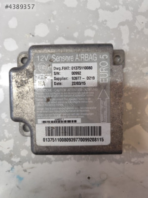 01375110080 CİTROEN JUMPER AİRBAG BEYNİ