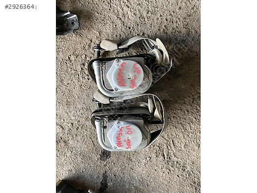 Toyota avensis ön sağ sol emniyet kemeri hatasız EMR OTOMATİV
