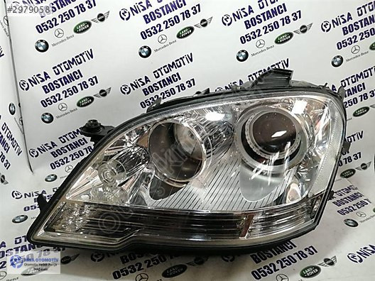 MERCEDES ML SERİSİ W164 KASA SOL FAR MAKYAJLI A1648203159