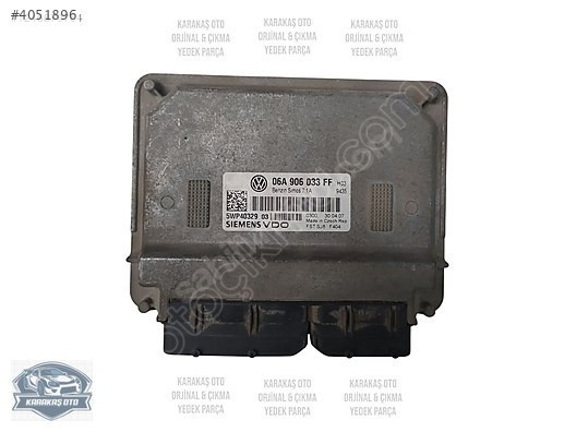 VOLKSWAGEN GOLF AUDİ A3 BGU MOTOR BEYNİ ORJİNAL 06A906033FF & BB