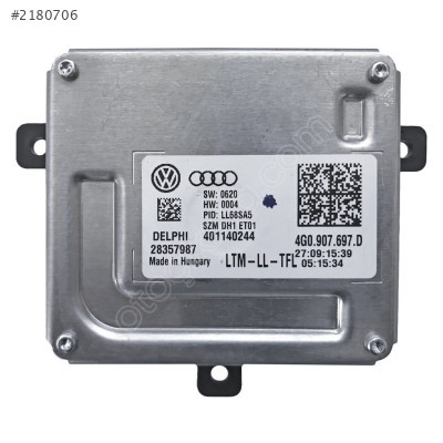 4G0907697F GÜNDÜZ LED FAR BEYNİ SIFIR   Audi A6 2011-2014