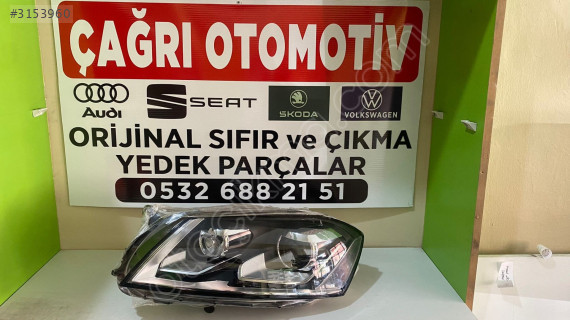 VW PASSAT B7 XENON LEDLİ ORJINAL ÇIKMA SOL FAR 3AB941751