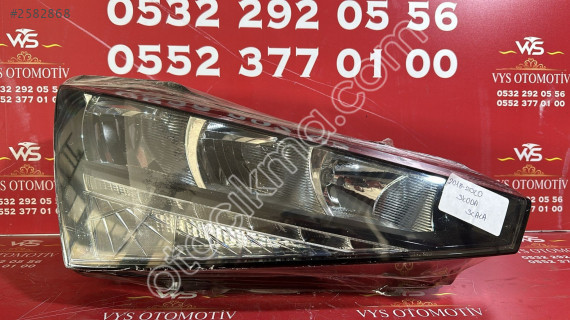 2018-2021 SKODA SCALA SAĞ ÖN FAR ORJ ÇIKMA