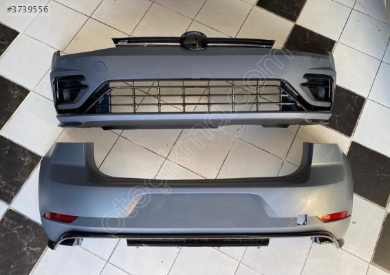 GOLF 7.5  UYUMLU R-LİNE  ÖN+ARKA TAMPON SETİ