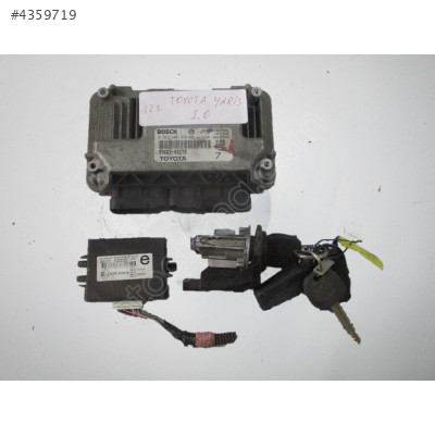 0261208936 89661-0D270 Toyota Yaris 1.0 Motor Beyni Komple Seti