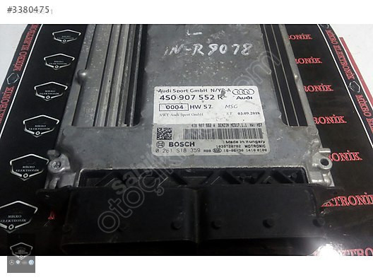 07K907309E 0261S15056 AUDİ A6 MOTOR BEYNİ