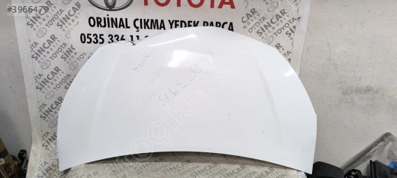 SİNCAR OTO'DAN TOYOTA YARİS 2013 2018 ÖN KAPUT ÇIKMA ORJİNAL