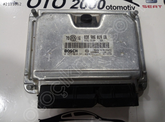 038906019GQ VOLKSWAGEN PASSAT 1.9 TDI AVF MOTOR BEYNİ ÇIKMA