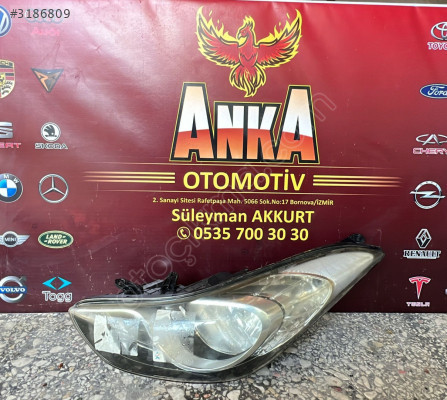 HYUNDAİ ELENTRA ORJİNAL ÇIKMA TEMİZ SOL FAR
